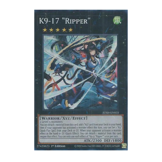 Yu-Gi-Oh! K9-17 "Ripper" - Justice Hunters (JUSH)