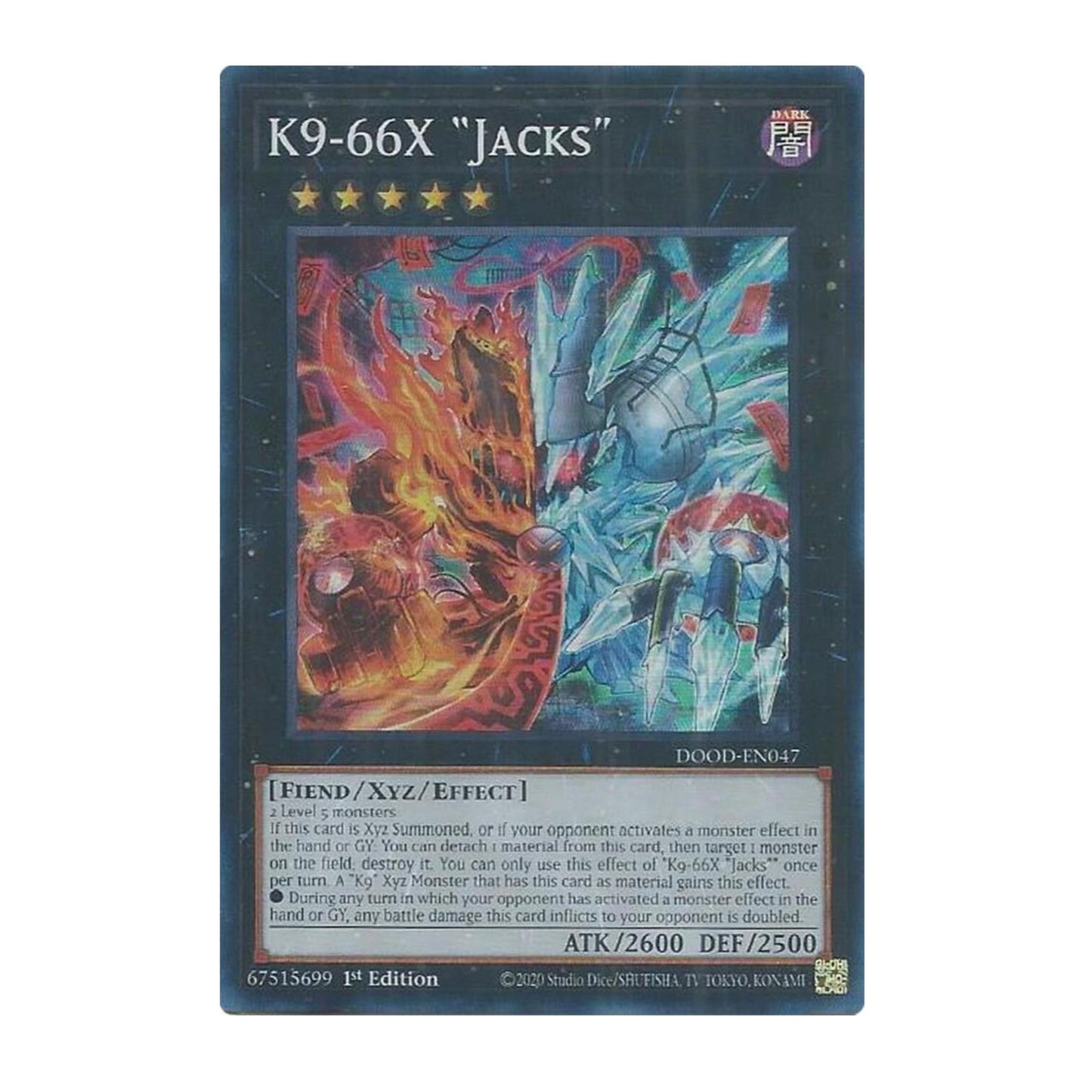 Yu-Gi-Oh! K9-66X "Jacks" - Doom of Dimensions (DOOD)