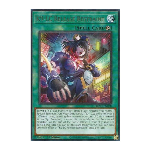 Yu-Gi-Oh! K9-LC Release Restraint - Justice Hunters (JUSH)