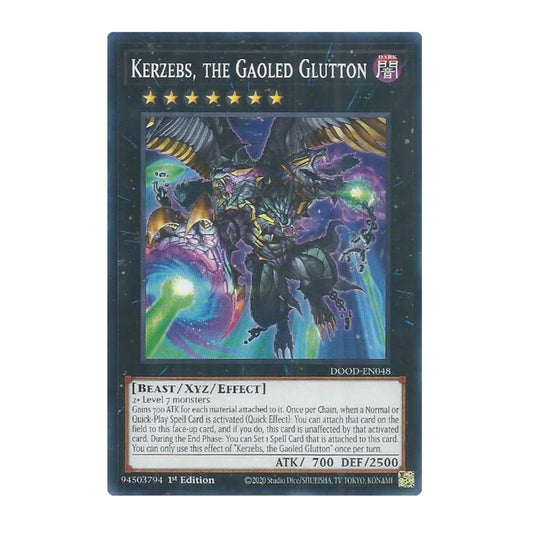 Yu-Gi-Oh! Kerzebs, the Gaoled Glutton - Doom of Dimensions (DOOD)