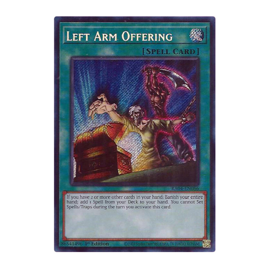Yu-Gi-Oh! Left Arm Offering (Secret Rare) - Quarter Century Stampede