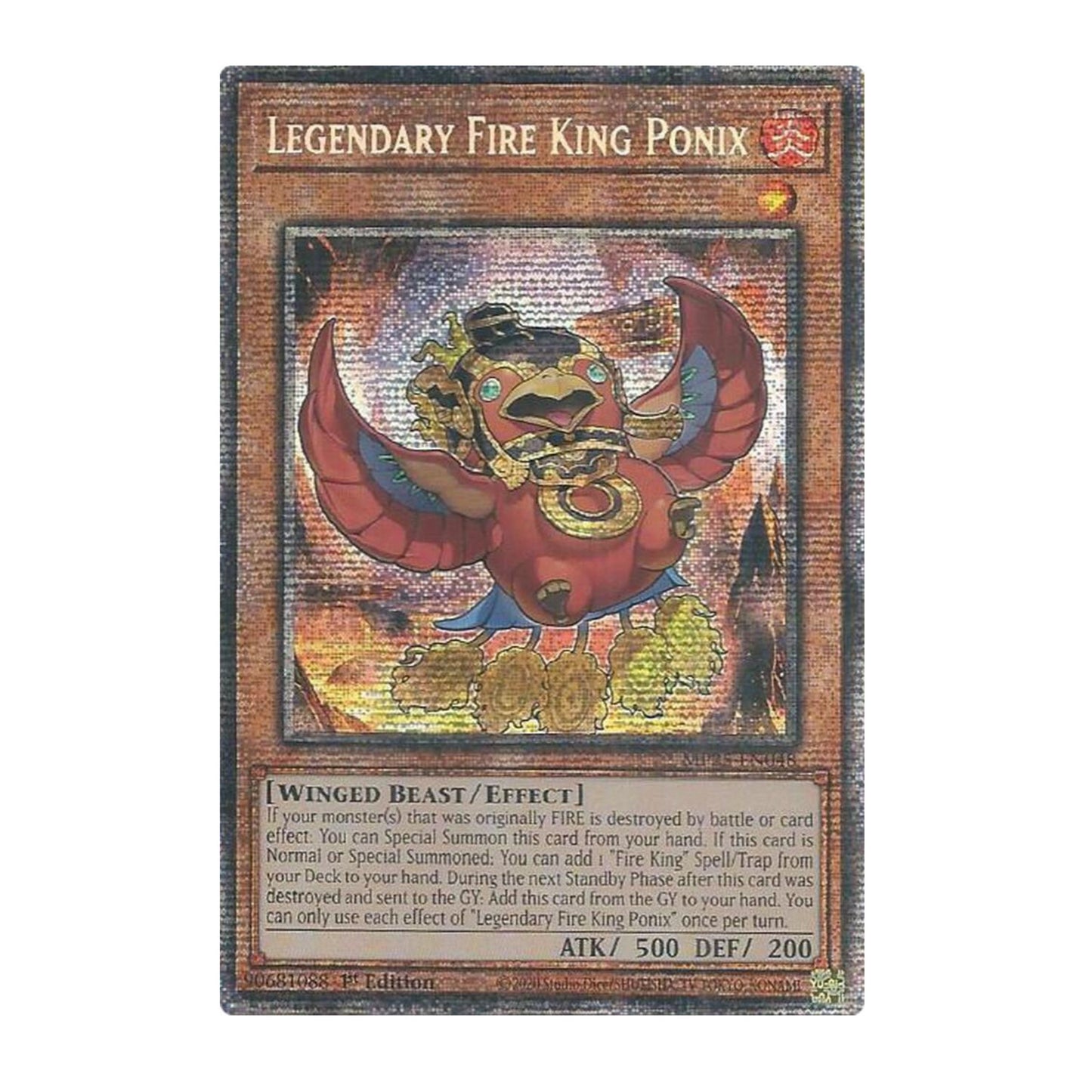 Yu-Gi-Oh! Legendary Fire King Ponix - 2025 Mega-Pack (MP25)