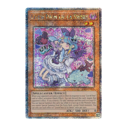 Yu-Gi-Oh! LiveTwin Lil-la Sweet (Quarter Century Secret Rare) - Alliance Insight (ALIN)