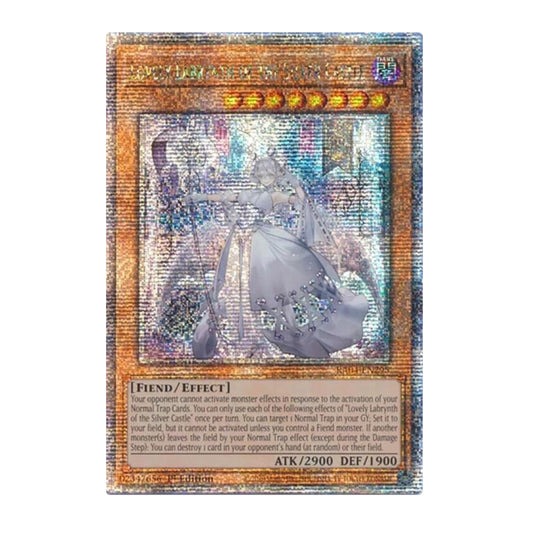 Yu-Gi-Oh! Lovely Labrynth of the Silver Castle (Quarter Century Secret Rare) - Quarter Century Stampede
