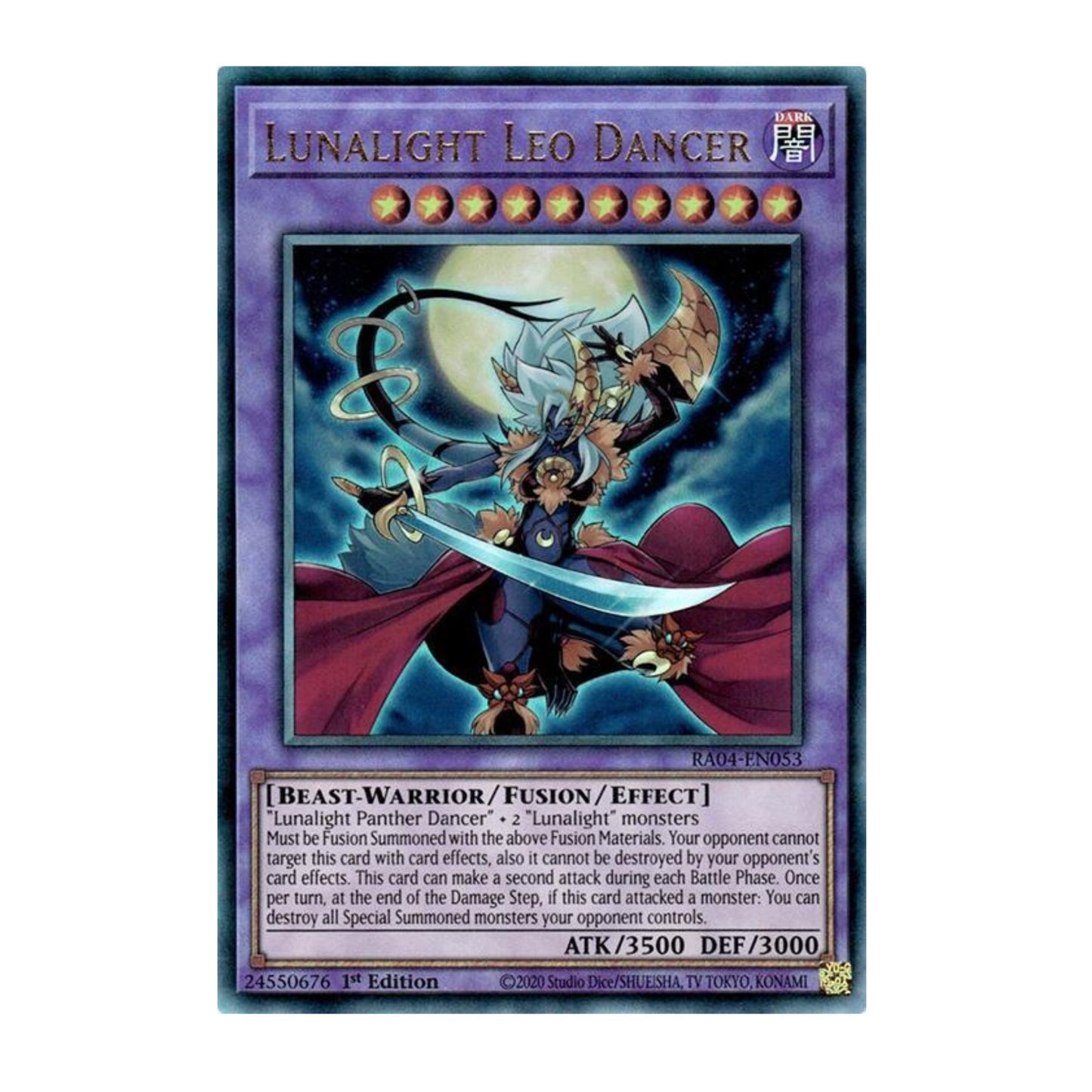 Yu-Gi-Oh! Lunalight Leo Dancer (PUR) - Quarter Century Stampede