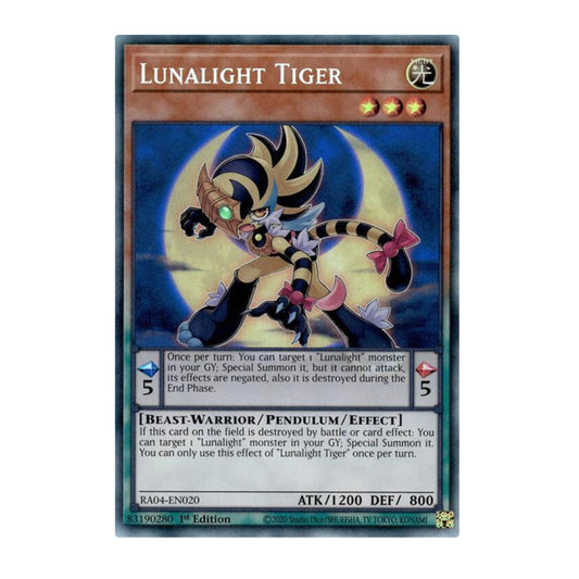 Yu-Gi-Oh! Lunalight Tiger (PCR) - Quarter Century Stampede