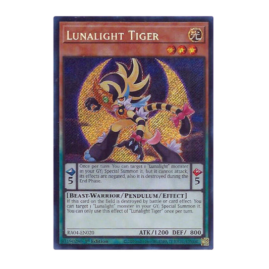 Yu-Gi-Oh! Lunalight Tiger (Secret Rare) - Quarter Century Stampede