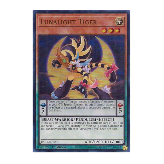 Yu-Gi-Oh! Lunalight Tiger (UR) - Quarter Century Stampede