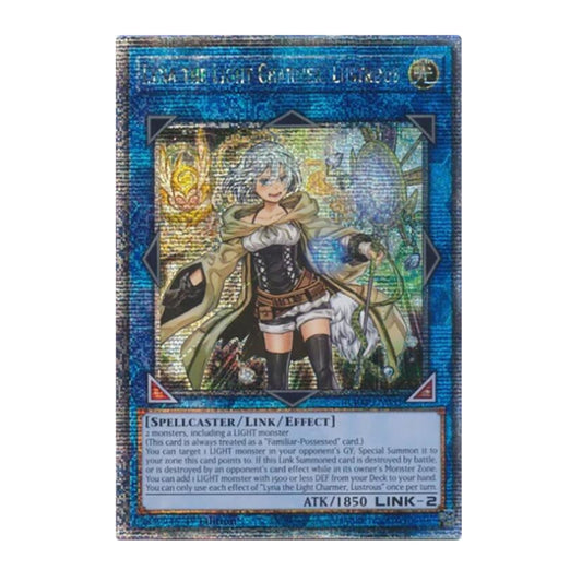 Yu-Gi-Oh! Lyna the Light Charmer, Lustrous (Quarter Century Secret Rare) - Quarter Century Stampede