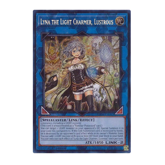 Yu-Gi-Oh! Lyna the Light Charmer, Lustrous (Secret Rare) - Quarter Century Stampede