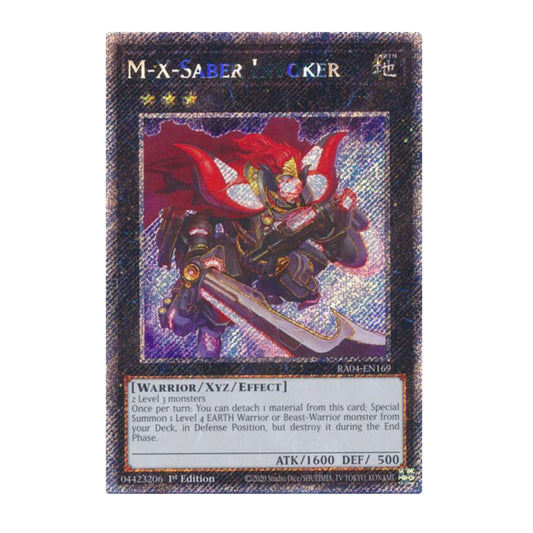 Yu-Gi-Oh! M-X-Saber Invoker (Platinum Secret Rare) - Quarter Century Stampede