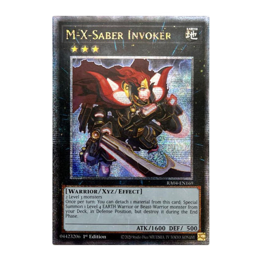 Yu-Gi-Oh! M-X-Saber Invoker (Quarter Century Secret Rare) - Quarter Century Stampede