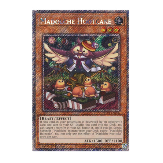 Yu-Gi-Oh! Madolche Hootcake (Platinum Secret Rare) - Quarter Century Stampede