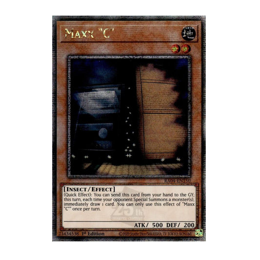 Yu-Gi-Oh! Maxx "C" (Quarter Century Secret Rare) - Quarter Century Stampede