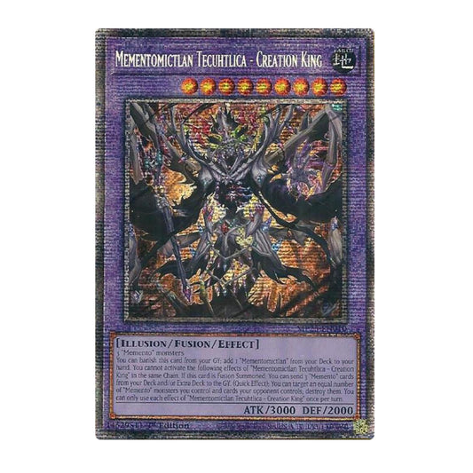 Yu-Gi-Oh! Mementomictlan Tecuhtlica - Creation King - 2025 Mega-Pack (MP25)