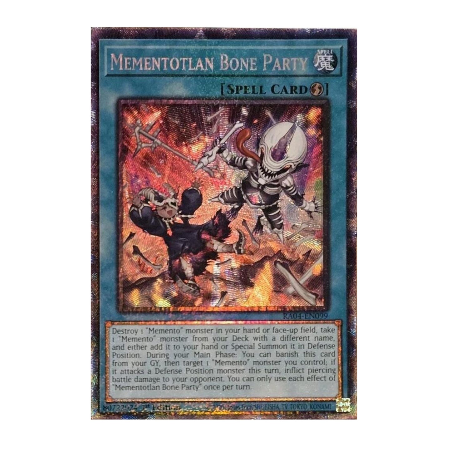 Yu-Gi-Oh! Mementotlan Bone Party (PCR) - Quarter Century Stampede
