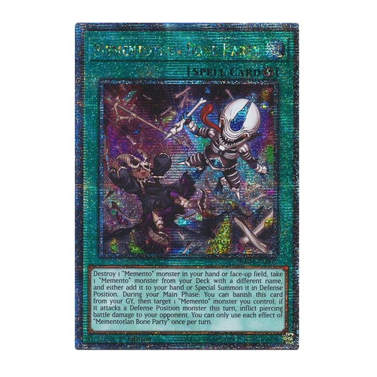 Yu-Gi-Oh! Mementotlan Bone Party (Quarter Century Secret Rare) - Quarter Century Stampede