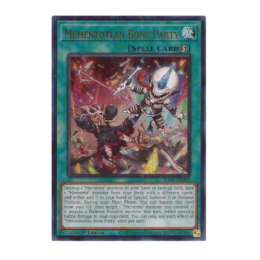 Yu-Gi-Oh! Mementotlan Bone Party (UR) - Quarter Century Stampede