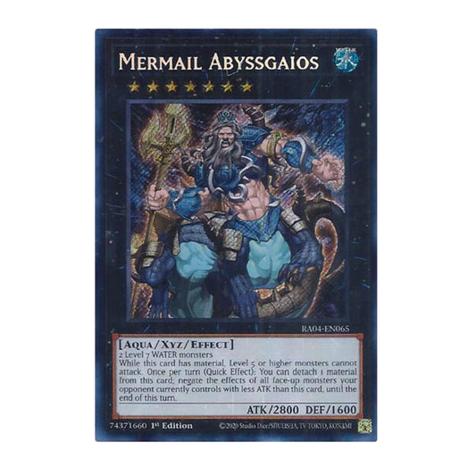 Yu-Gi-Oh! Mermail Abyssgaios (Secret Rare) - Quarter Century Stampede