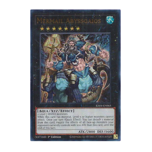 Yu-Gi-Oh! Mermail Abyssgaios (UR) - Quarter Century Stampede