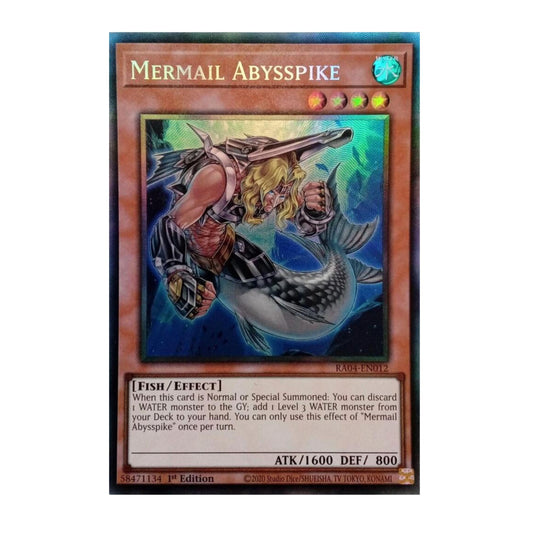 Yu-Gi-Oh! Mermail Abysspike (PCR) - Quarter Century Stampede