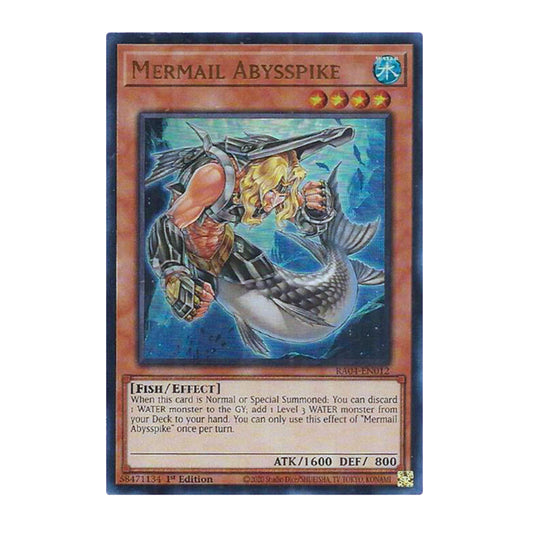 Yu-Gi-Oh! Mermail Mermail Abysspike (UR) - Quarter Century Stampede