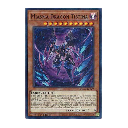 Yu-Gi-Oh! Miasma Dragon Tistina - Duelist's Advance (DUAD)