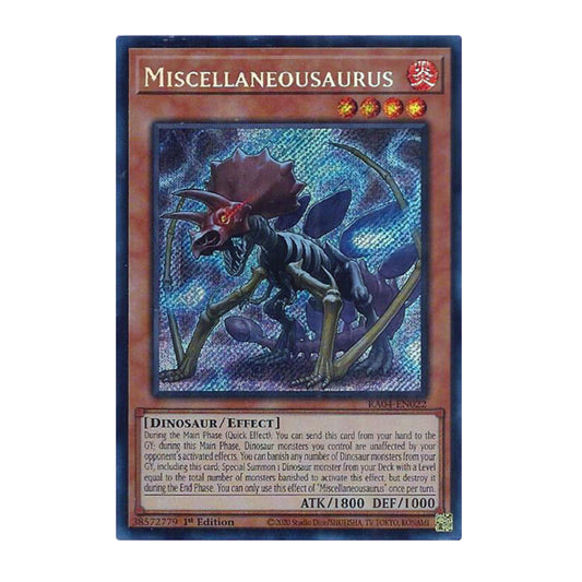 Yu-Gi-Oh! Miscellaneousaurus (Secret Rare) - Quarter Century Stampede
