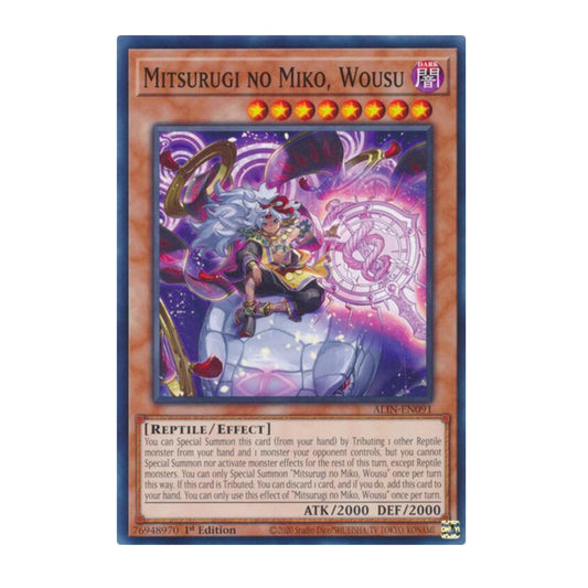 Yu-Gi-Oh! Mitsurugi no Miko, Wousu - Alliance Insight (ALIN)