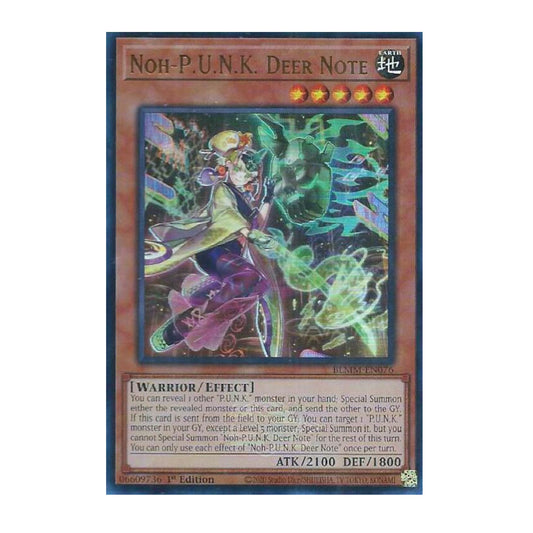 Yu-Gi-Oh! Noh-P.U.N.K. Deer Note - Battles of Legend: Monster Mayhem (BLMM)
