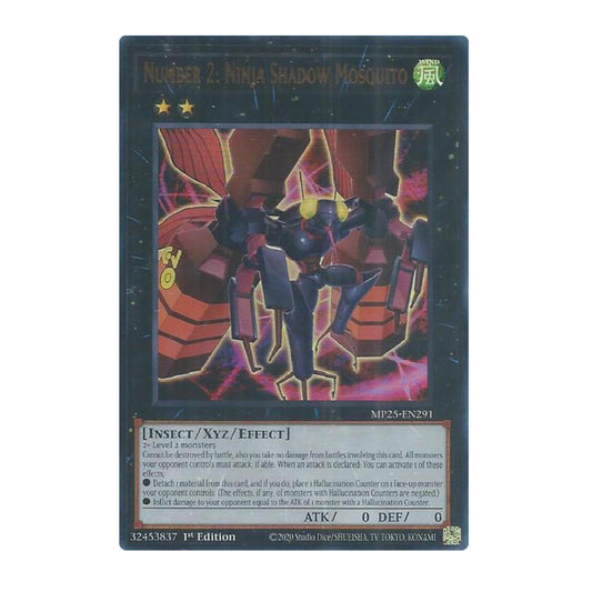 Yu-Gi-Oh! Number 2: Ninja Shadow Mosquito - 2025 Mega-Pack (MP25)