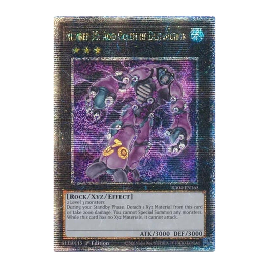 Yu-Gi-Oh! Number 30: Acid Golem of Destruction (Quarter Century Secret Rare) - Quarter Century Stampede