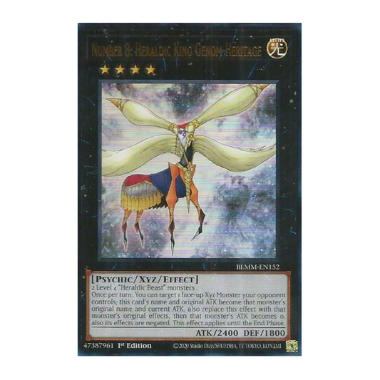 Yu-Gi-Oh! Number 8: Heraldic King Genom-Heritage - Battles of Legend: Monster Mayhem (BLMM)