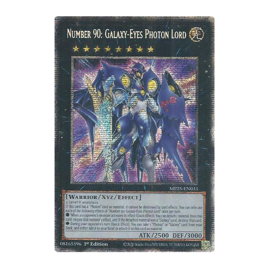 Yu-Gi-Oh! Number 90: Galaxy-Eyes Photon Lord - 2025 Mega-Pack (MP25)