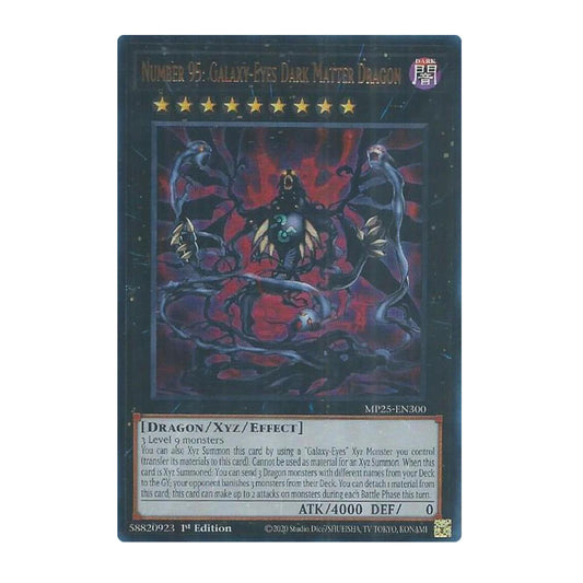 Yu-Gi-Oh! Number 95: Galaxy-Eyes Dark Matter Dragon - 2025 Mega-Pack (MP25)
