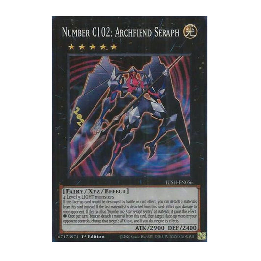 Yu-Gi-Oh! Number C102: Archfiend Seraph - Justice Hunters (JUSH)