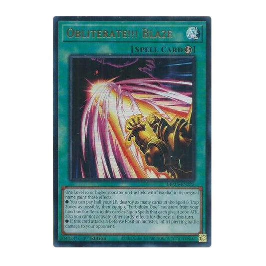 Yu-Gi-Oh! Obliterate!!! Blaze - 2025 Mega-Pack (MP25)