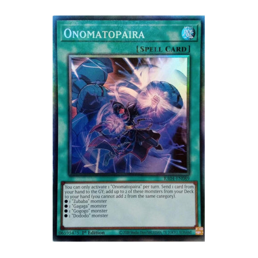 Yu-Gi-Oh! Onomatopaira (PCR) - Quarter Century Stampede