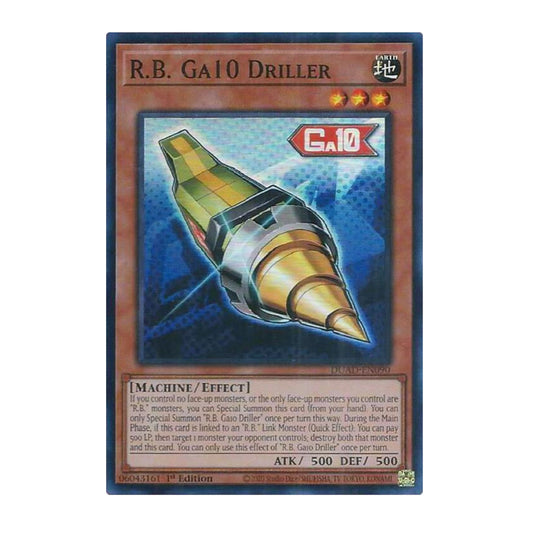 Yu-Gi-Oh! R.B. Ga10 Driller - Duelist's Advance (DUAD)