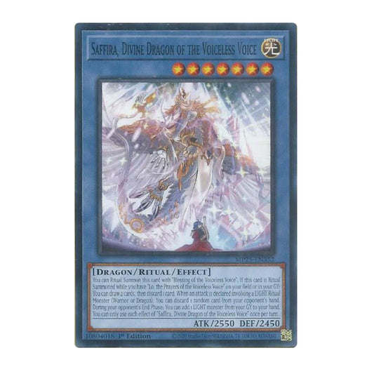 Yu-Gi-Oh! Saffira, Divine Dragon of the Voiceless Voice - 2025 Mega-Pack (MP25)