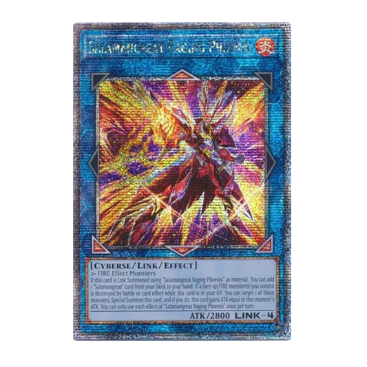 Yu-Gi-Oh! Salamangreat Raging Phoenix (Quarter Century Secret Rare) - Quarter Century Stampede