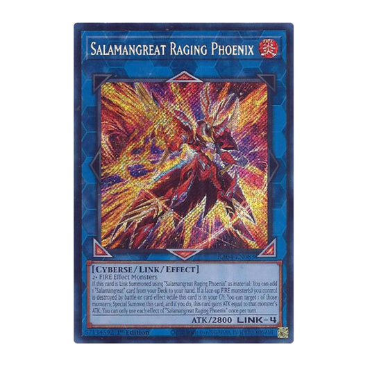 Yu-Gi-Oh! Salamangreat Raging Phoenix (Secret Rare) - Quarter Century Stampede