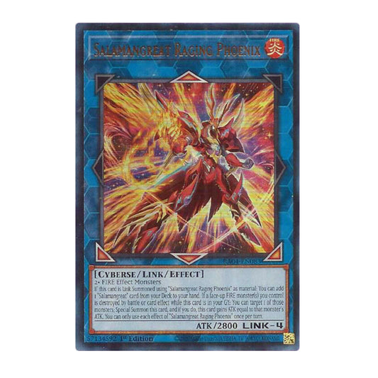 Yu-Gi-Oh! Salamangreat Raging Phoenix (Ultimate Rare) - Quarter Century Stampede