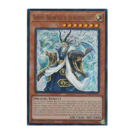 Yu-Gi-Oh! Sauravis, Dragon Sage of the Voiceless Voice - 2025 Mega-Pack (MP25)