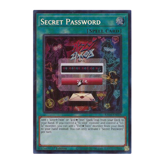 Yu-Gi-Oh! Secret Password (Secret Rare) - Quarter Century Stampede