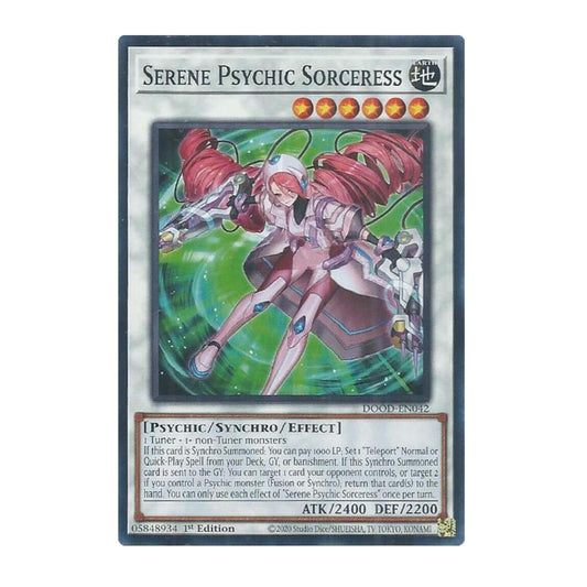 Yu-Gi-Oh! Serene Psychic Sorceress - Doom of Dimensions (DOOD)