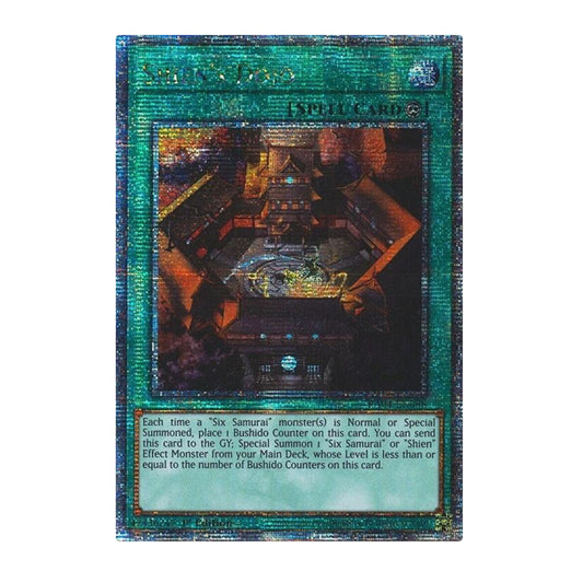 Yu-Gi-Oh! Shien's Dojo (Quarter Century Secret Rare) - Quarter Century Stampede