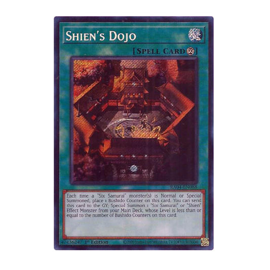 Yu-Gi-Oh! Shien's Dojo (Secret Rare) - Quarter Century Stampede