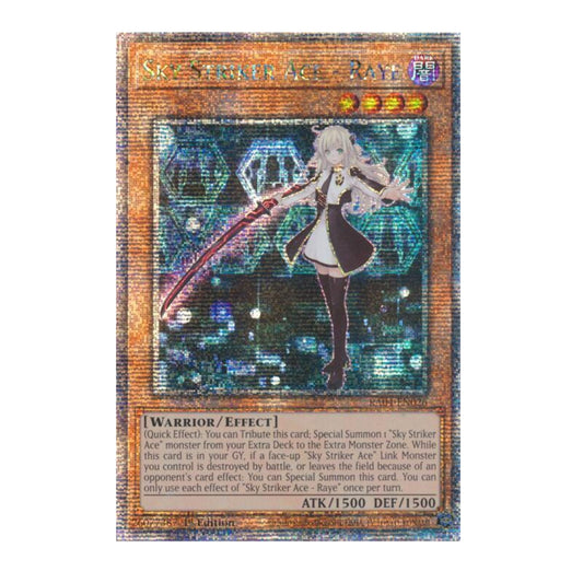 Yu-Gi-Oh! Sky Striker Ace - Raye (Quarter Century Secret Rare) - Quarter Century Stampede