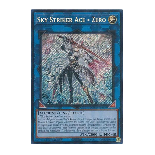 Yu-Gi-Oh! Sky Striker Ace = Zero (Secret Rare) - Duelist's Advance (DUAD)